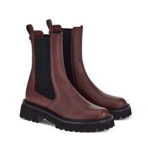 Salvatore Ferragamo Double Gancini Chelsea Boots